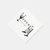 Ihr Logo-Cocktail Serviette (Ecke)