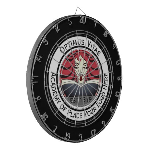 Ihr Logo Dartscheibe (Vorderseite Links)