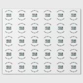 Ihr Logo, Design, Foto, Kunstwerk oder anderes Bil Geschenkpapier (Flach)