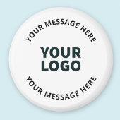 Ihr Logo, Design, Foto, Kunstwerk oder anderes Bil Magnet