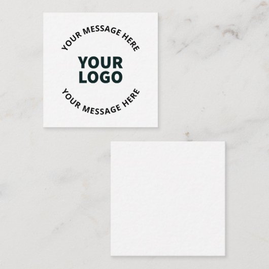 Ihr Logo, Design, Foto, Kunstwerk oder anderes Bil Mitteilungskarte (Vorne/Hinten)