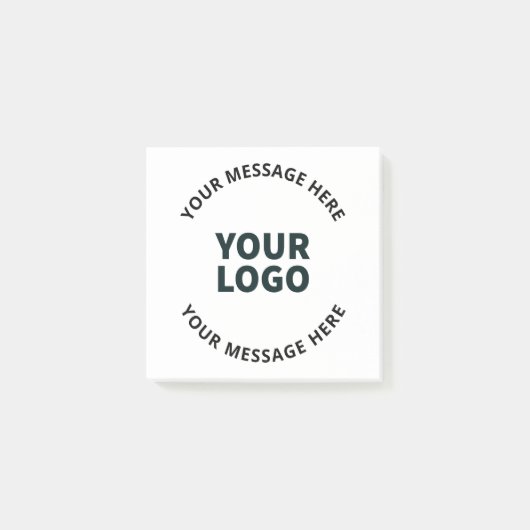 Ihr Logo, Design, Foto, Kunstwerk oder anderes Bil Post-it Klebezettel (Vorderseite)