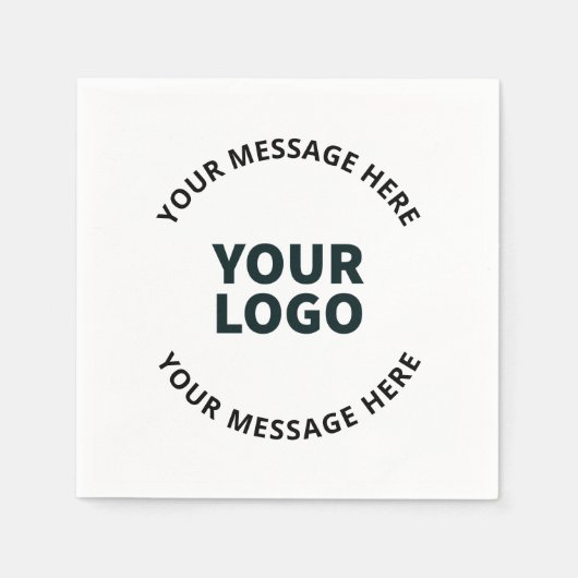 Ihr Logo, Design, Foto, Kunstwerk oder anderes Bil Serviette (Vorderseite)