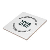 Ihr Logo-Design oder Bild | Fett bearbeitbarer Tex Fliese (Seite)