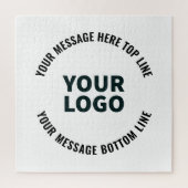 Ihr Logo-Design oder Bild | Fett bearbeitbarer Tex Puzzle (Vertikal)