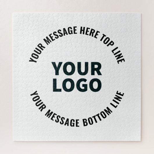 Ihr Logo-Design oder Bild | Fett bearbeitbarer Tex Puzzle (Vertikal)