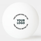 Ihr Logo-Design oder Bild | Fett bearbeitbarer Tex Tischtennisball (Rückseite)