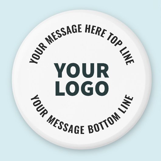 Ihr Logo-Design oder Bild | Fett editierbarer Text Magnet