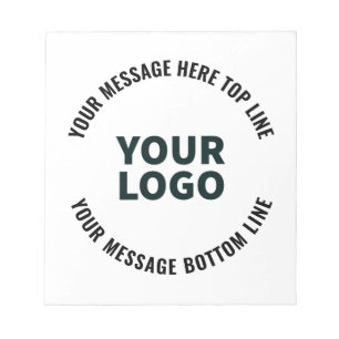 Ihr Logo-Design oder Bild   Fett editierbarer Text Notizblock