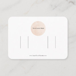 Ihr Logo Doppel-Bogen-Hair-Clip-Display-Karte Visitenkarte