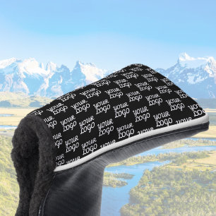 Ihr Logo Einfaches Muster für wiederholte Logos Golf Headcover
