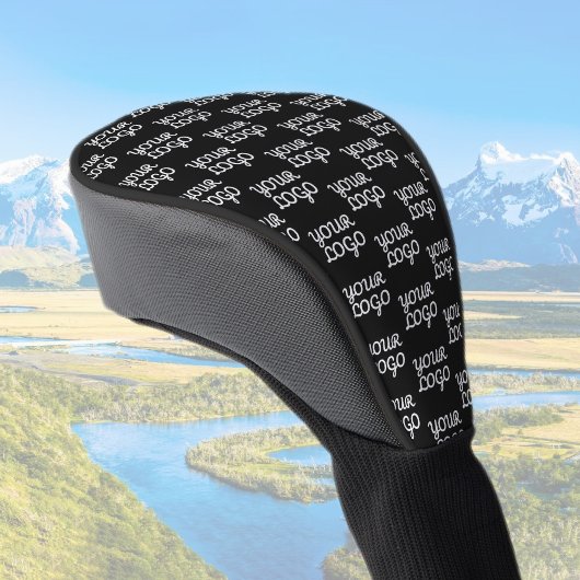 Ihr Logo | Einfaches Muster für wiederholte Logos Golf Headcover