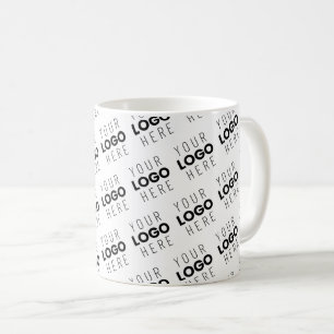 Ihr Logo einfaches sich wiederholendes diagonales  Kaffeetasse