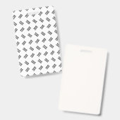 Ihr Logo | Einfaches Wechseln mehrerer Muster Ausweis (Vorder- & Rückseite)