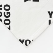 Ihr Logo | Einfaches Wechseln mehrerer Muster Fleecedecke (Ecke)