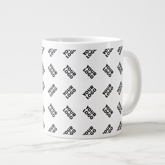 Ihr Logo | Einfaches Wechseln mehrerer Muster Jumbo-Tasse (Vorderseite Rechts)