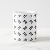 Ihr Logo | Einfaches Wechseln mehrerer Muster Jumbo-Tasse (Vorderseite)