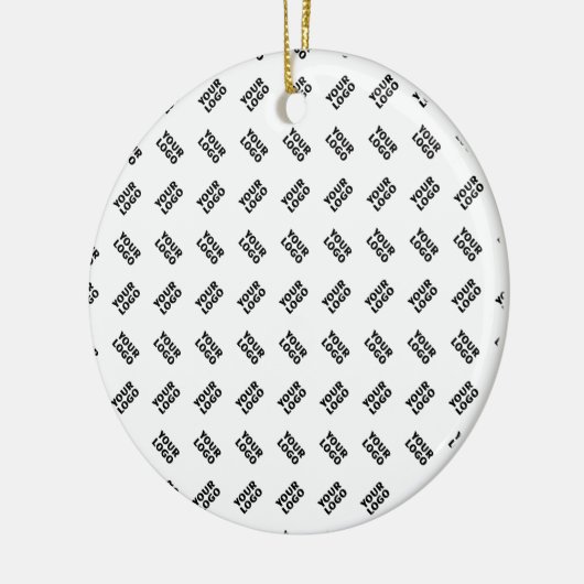 Ihr Logo | Einfaches Wechseln mehrerer Muster Keramik Ornament (Links)