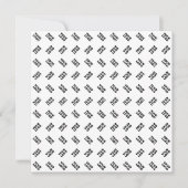 Ihr Logo | Einfaches Wechseln mehrerer Muster Mitteilungskarte (Vorderseite)