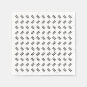 Ihr Logo | Einfaches Wechseln mehrerer Muster Serviette (Vorderseite)