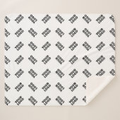 Ihr Logo | Einfaches Wechseln mehrerer Muster Sherpadecke (Vorderseite (Horizontal))
