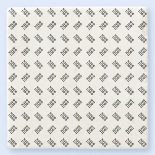 Ihr Logo   Einfaches Wechseln mehrerer Muster Steinuntersetzer