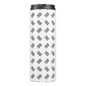 Ihr Logo | Einfaches Wechseln mehrerer Muster Thermosbecher (Rückseite)