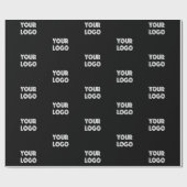 Ihr Logo | Einfaches Wiederholen von Logos Geschenkpapier (Flach)