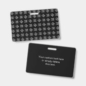Ihr Logo | Einzigartiges anderes Logo oder Design Ausweis (Vorder- & Rückseite)