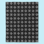 Ihr Logo | Einzigartiges anderes Logo oder Design Fleecedecke