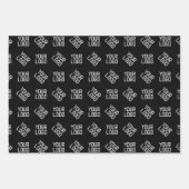 Ihr Logo | Einzigartiges anderes Logo oder Design Geschenkpapier Set (Vorderseite 3)