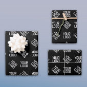 Ihr Logo | Einzigartiges anderes Logo oder Design Geschenkpapier Set