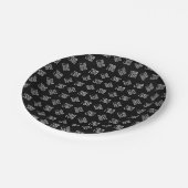 Ihr Logo | Einzigartiges anderes Logo oder Design Pappteller (Schrägansicht)