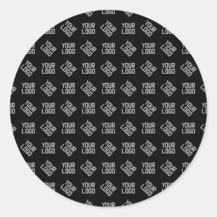 Ihr Logo Einzigartiges anderes Logo oder Design Runder Aufkleber