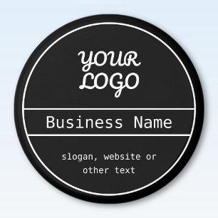 Ihr Logo Einzigartiges editierbares Business-Des Magnet
