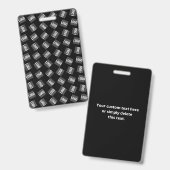 Ihr Logo | Einzigartiges Logo, Design oder Bildmus Ausweis (Vorder- & Rückseite)