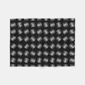 Ihr Logo | Einzigartiges Logo, Design oder Bildmus Fleecedecke (Vorderseite (Horizontal))