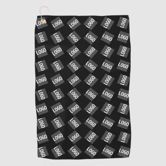 Ihr Logo | Einzigartiges Logo, Design oder Bildmus Golfhandtuch (Vorderseite)