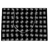 Ihr Logo | Einzigartiges Logo, Design oder Bildmus Große Geschenktüte (Vorderseite)