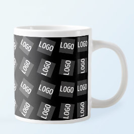 Ihr Logo | Einzigartiges Logo, Design oder Bildmus Jumbo-Tasse