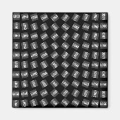 Ihr Logo | Einzigartiges Logo, Design oder Bildmus Magnet (Vorne)