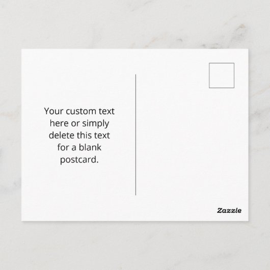 Ihr Logo | Einzigartiges Logo, Design oder Bildmus Postkarte (Rückseite)