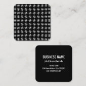 Ihr Logo | Einzigartiges Logo, Design oder Bildmus Quadratische Visitenkarte (Vorne/Hinten)