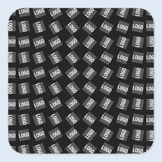 Ihr Logo | Einzigartiges Logo, Design oder Bildmus Quadratischer Aufkleber