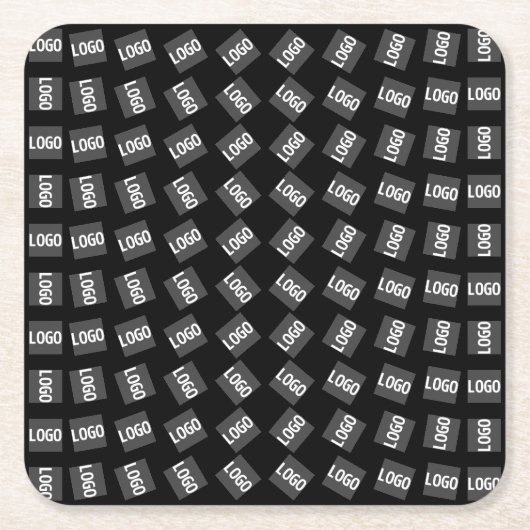 Ihr Logo | Einzigartiges Logo, Design oder Bildmus Rechteckiger Pappuntersetzer (Vorderseite)