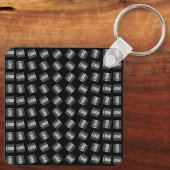 Ihr Logo | Einzigartiges Logo, Design oder Bildmus Schlüsselanhänger (Rückseite)