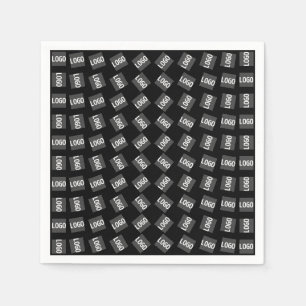 Ihr Logo Einzigartiges Logo, Design oder Bildmus Serviette