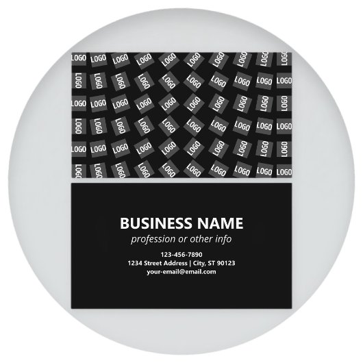 Ihr Logo | Einzigartiges Logo, Design oder Bildmus Visitenkarte