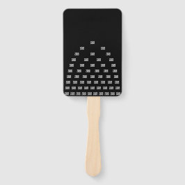 Ihr Logo Einzigartiges Muster | Schwarz (bearbeitb Fächer