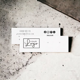 Ihr Logo-Erscheinen zeigt den QR-Code für Social M Mini Visitenkarte